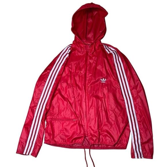 American Vintage 80s Adidas Windbreaker Jacket Small - Picture 1 of 7